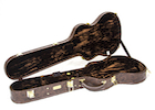 Custom Guitar with Crushed Velvet interior and embossed exterior